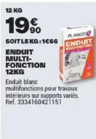Enduit Multi-Fonction 12KG Planodis