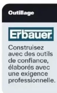 Outillage Erbauer