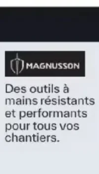Outils à mains Magnusson