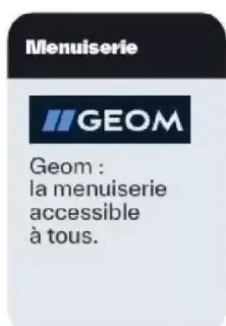 Menuiserie Geom