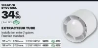 EXTRACTEUR TUBE