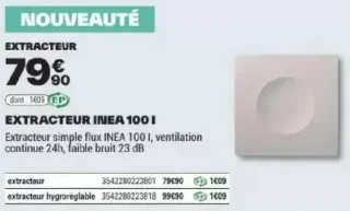 EXTRACTEUR INEA 100 I
