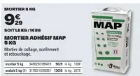 Mortier adhésif MAP 5 kg Placo