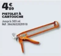 Pistolet à cartouche
