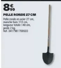 PELLE RONDE 27 CM