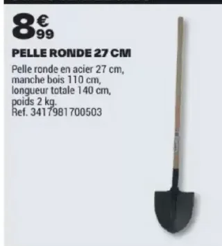 PELLE RONDE 27 CM