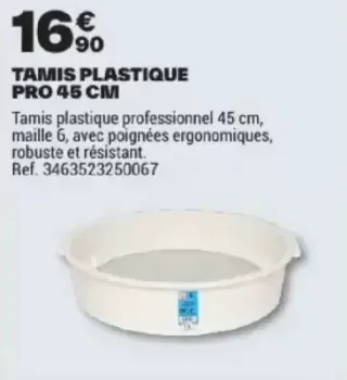 TAMIS PLASTIQUE PRO 45 CM