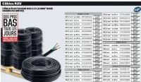 Câbles R2V Câble électrique R2V 2 x 1,5 mm² noir vendu au mètre