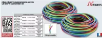 Câble électrique Speedfil H07VU 1,5 mm² 4 couleurs 5 m
