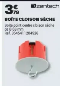 Boîte cloison sèche Zenitech