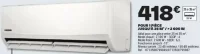 Monosplit Webber Jusqu'à 35 m² / 2 600 W