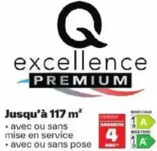 Pompe à chaleur Q excellence PREMIUM Jusqu'à 117 m²