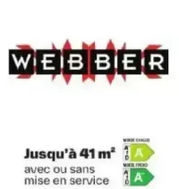 Pompe à chaleur Webber Jusqu'à 41 m²
