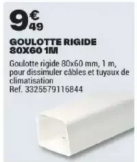 Goulotte rigide 80x60 1M