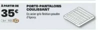Porte-pantalons coulissant Cooke & Lewis