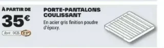 Porte-pantalons coulissant Cooke & Lewis