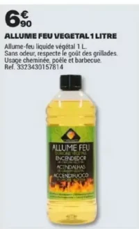 Allume feu vegetal Cheminett 1 litre