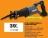 Promo Scie sabre sans fil Titan 18V nue