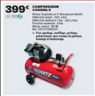 COMPRESSEUR COAXIAL V Quartz Boostair