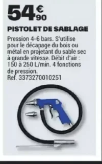 PISTOLET DE SABLAGE Redif