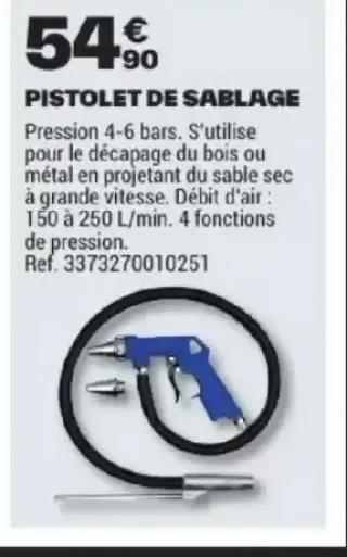 PISTOLET DE SABLAGE Redif