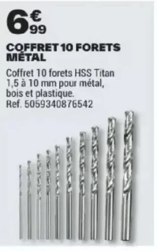 COFFRET 10 FORETS MÈTAL