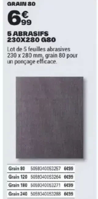 5 Abrasifs 230x280 G80