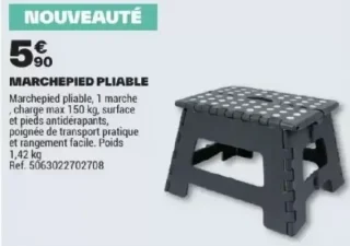 MARCHEPIED PLIABLE