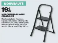 MARCHEPIED PLIABLE 2 MARCHES