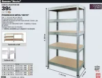 Étagère bois métal "Hecta"