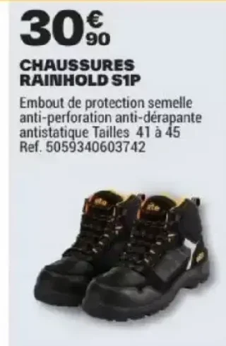 Chaussures Reinhold S1P Site