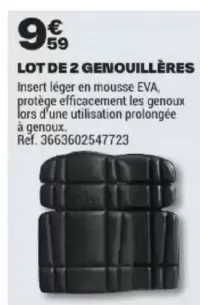 Lot de 2 genouillères Site