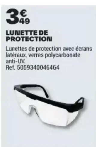 Lunette de protection Site