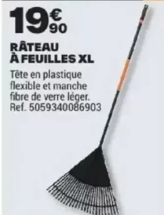 Râteau à feuilles XL Magnusson