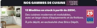 Cuisine moderne et modulable Cooke & Lewis