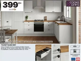 Cuisine "Florie" blanc mat