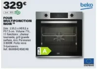 FOUR MULTIFONCTION NOIR beko