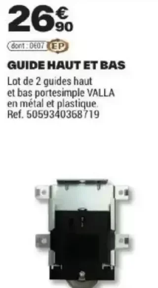Guide haut et bas Valla