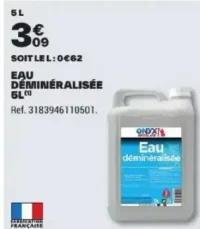 Eau déminéralisée Onyx 5L