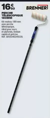 Perche télescopique Brenner 180mm