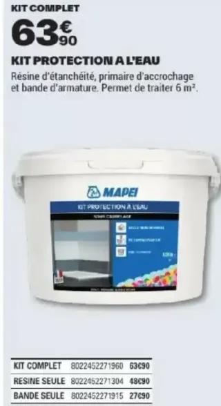 MAPEI Kit Protection à l'Eau