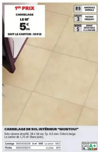 Carrelage de sol intérieur "Montovi"
