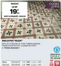 DALLE PVC "ELIZA"
