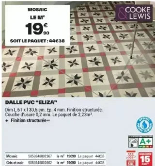 DALLE PVC "ELIZA"