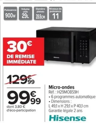 Micro-ondes Hisense