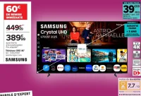 Téléviseur UHD 4K* Samsung TU55U7005F