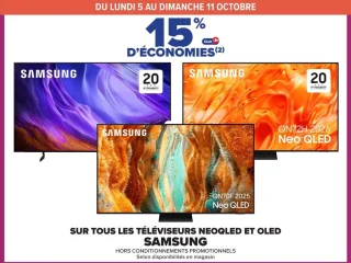 Téléviseurs NeoQLED et OLED Samsung