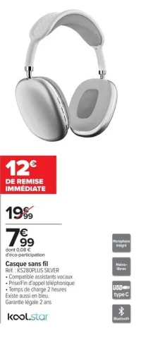 Casque sans fil