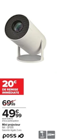 Mini projecteur Poss QP300