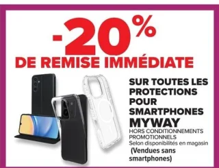 Protections pour smartphones MYWAY